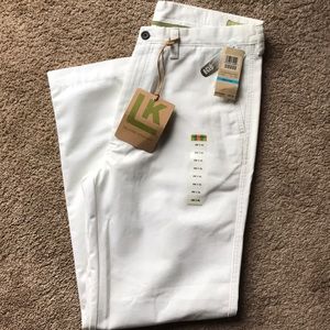 Haggar Life Khakis White
